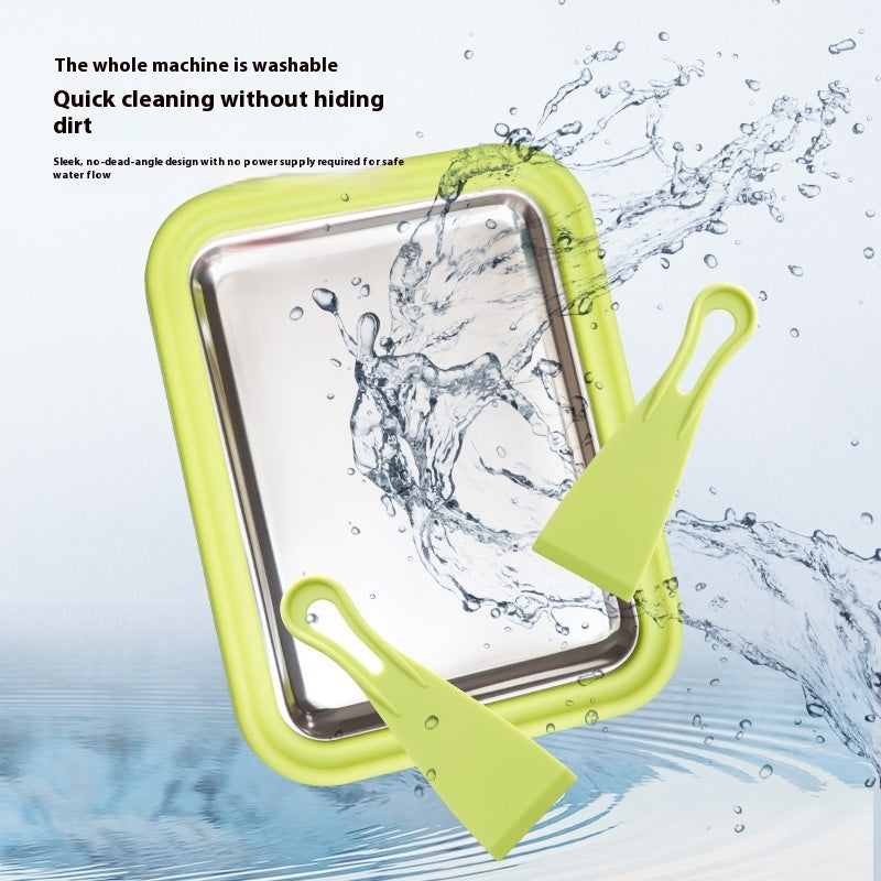 Children's Handmade DIY Fried Ice Machine Household Small Fried Yogurt Machine