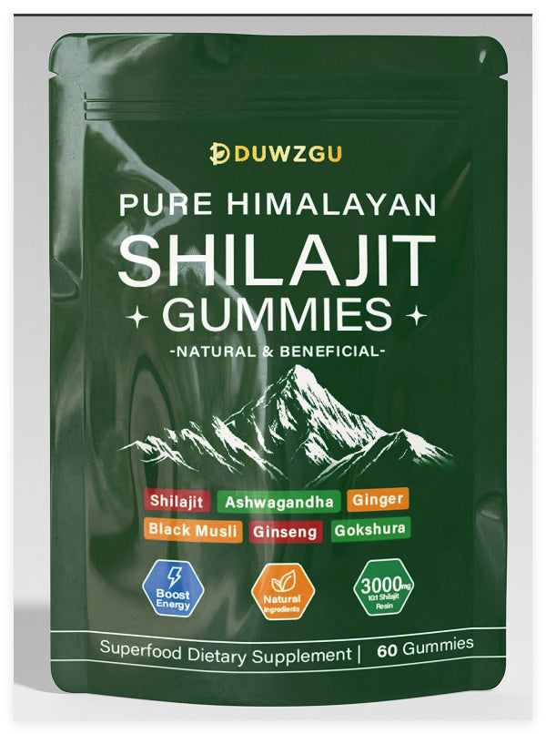 Shilajit Energy Gummies – Natural Vitality Boost  1 bag 60 Gums
