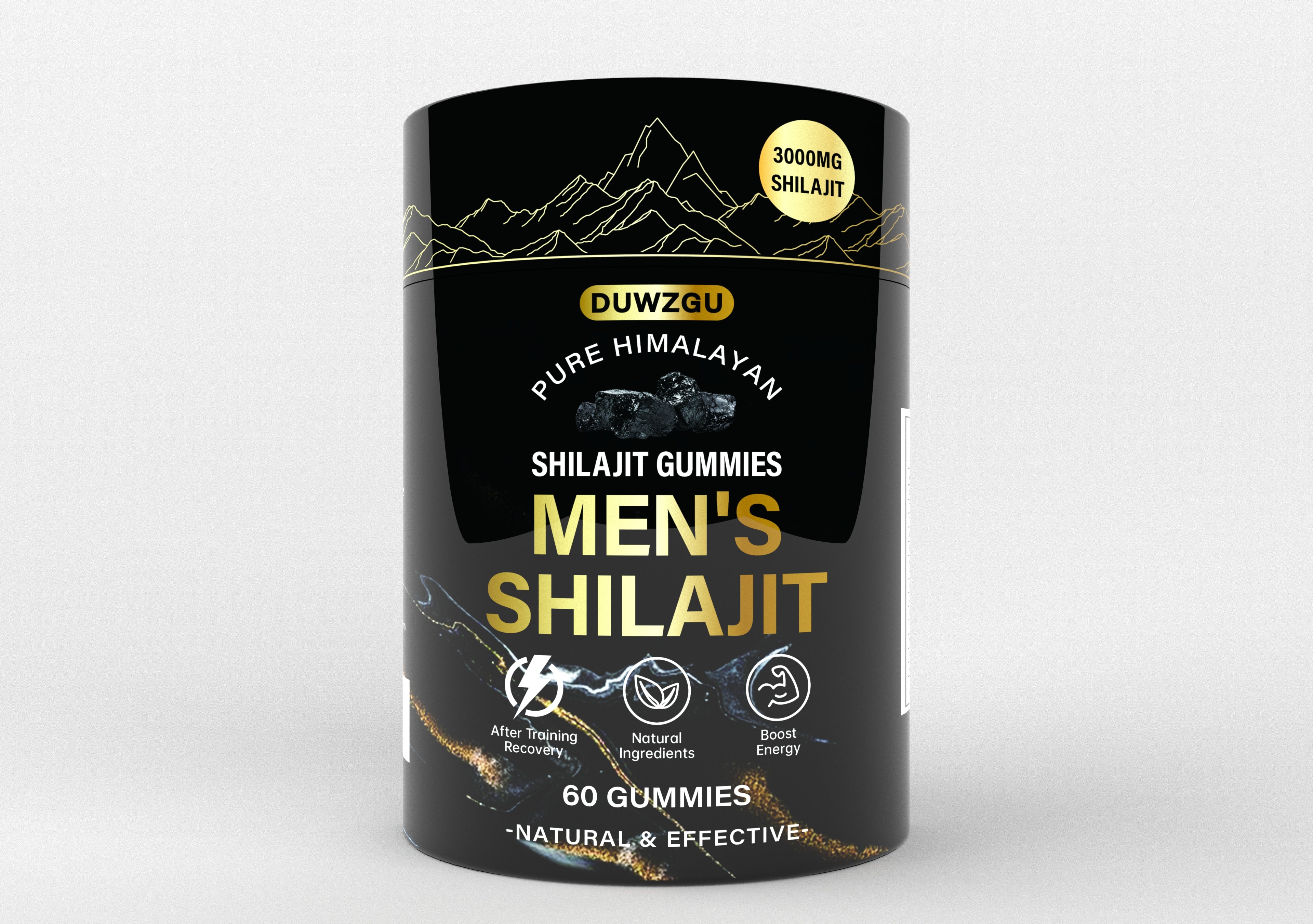 Shilajit Energy Gummies – Natural Vitality Boost  1 bag 60 Gums