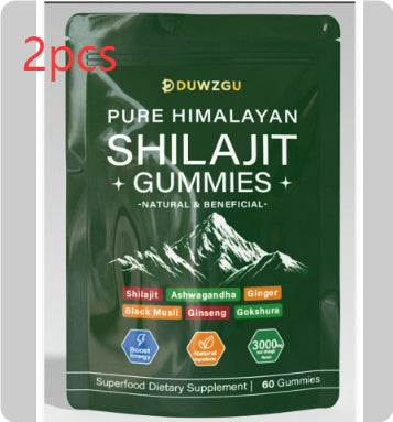 Shilajit Energy Gummies – Natural Vitality Boost  1 bag 60 Gums
